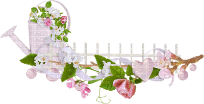 Pink Deco Flower - zdarma png