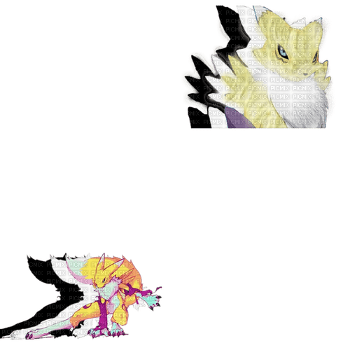 Renamon overlay (Created with PicsArt) - png ฟรี