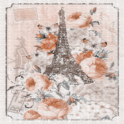 kikkapink vintage background paris - Besplatni animirani GIF