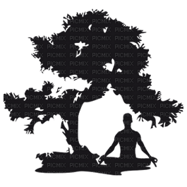 Tree Meditation - bezmaksas png