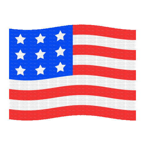 Waving American - Δωρεάν κινούμενο GIF