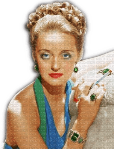 Rena Vintage Woman Frau Bette Davis - png gratis