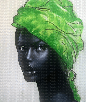 Mujer negra - Darmowy animowany GIF