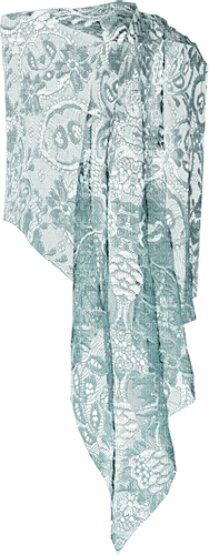 soave deco curtain lace teal - Free PNG