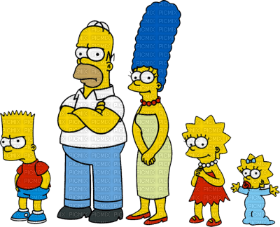 Kaz_Creations Cartoon The Simpsons - PNG gratuit