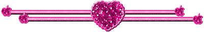 barre coeur rose - GIF animé gratuit