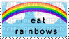 rainbow stamp - nemokama png