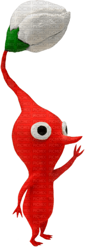 red clay pikmin - nemokama png