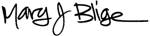 Mary J; Blige Signature noire - 無料png