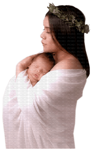 mother and child--mère et l'enfant - 免费PNG