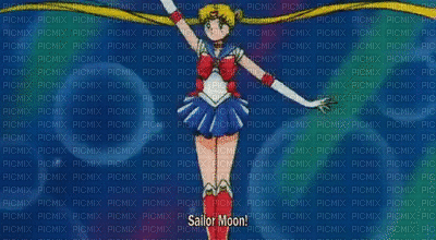 sailor moon laurachan - GIF animado grátis