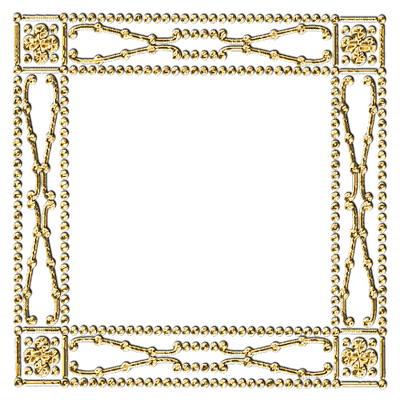 cadre or frame gold deco - δωρεάν png
