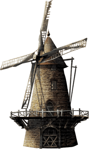 Windmill.Moulin.Molino.Victoriabea - PNG gratuit
