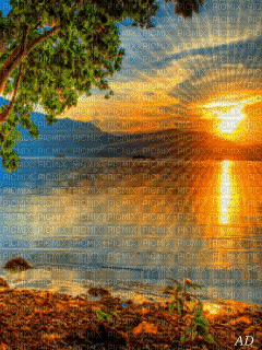 Background Sunset - Besplatni animirani GIF