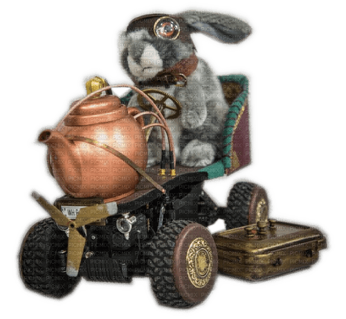 Rena Steampunk Hase Ostern - PNG gratuit