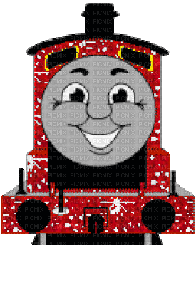 James - Thomas the Tank Engine, james , thomas , the , tank , engine , red  , train , 90s , 80s , nostalgia , nostalgic , hannahjuly ,  hannahjulyslytherin - Free animated GIF - PicMix