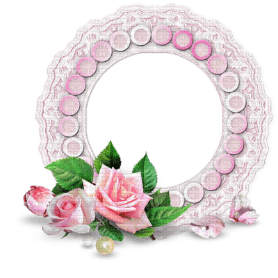 Pink Circle Frame - nemokama png