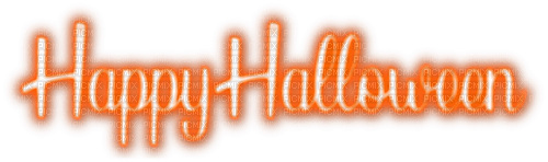 Happy Halloween.Text.Orange - KittyKatLuv65 - PNG gratuit
