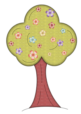 Kaz_Creations Flowers Spring Tree - darmowe png