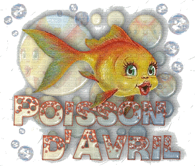 patymirabelle poisson d avril - Free animated GIF