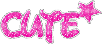 cute pink text glitter sparkles - Animovaný GIF zadarmo