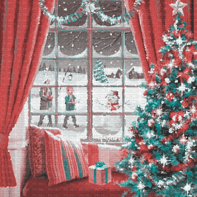 soave background animated  christmas winter - Gratis animerad GIF
