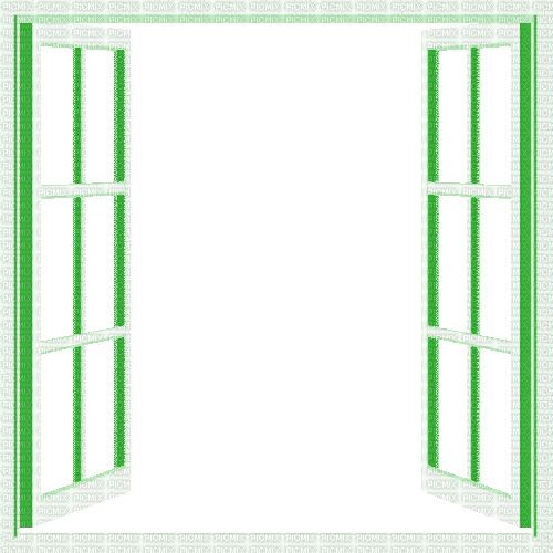 green open window - Free PNG