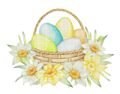 kikkapink easter eggs vintage flowers - gratis png