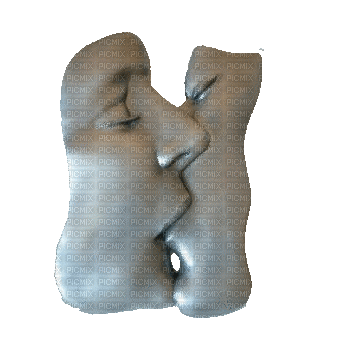 maj visage couple enlacé - Bezmaksas animēts GIF