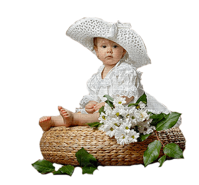 Kaz_Creations Baby Enfant Child Girl  Flowers - png gratis
