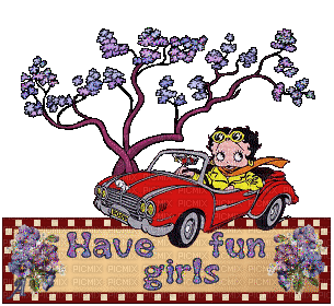 Betty Boop - Bezmaksas animēts GIF