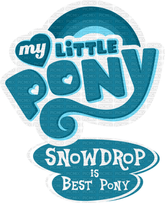 My little pony Snowdrop - безплатен png