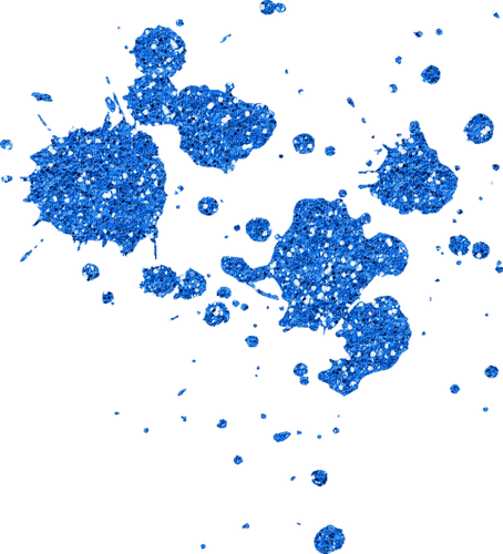 Glitter.Spatter.Blue - 免费PNG
