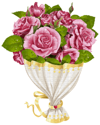 Kaz_Creations Valentine Deco Love Flowers - gratis png