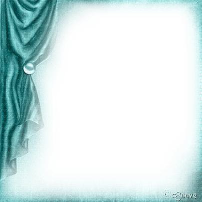 soave frame vintage curtain teal - ilmainen png