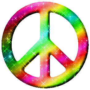 peace and love - Darmowy animowany GIF