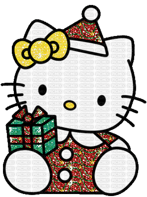 Mimmy Christmas glitter - Darmowy animowany GIF