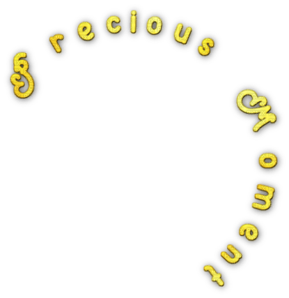 soave text precious autumn  yellow - 無料png