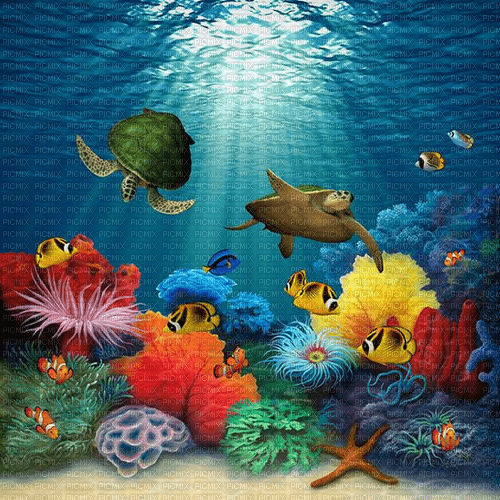 Rena Under Water Background Hintergrund - gratis png