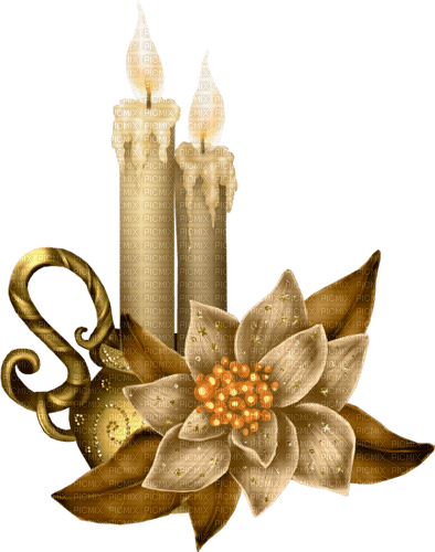 candles...ljus--beige - PNG gratuit