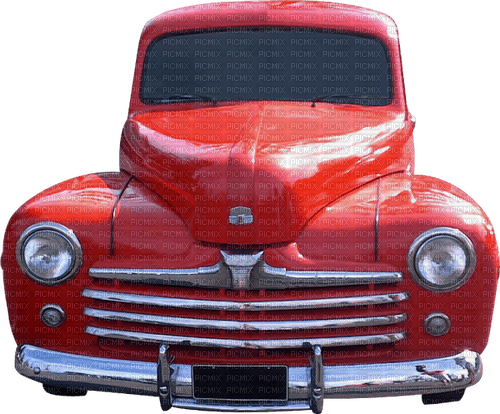 red vintage car png deco kikkapink - png ฟรี