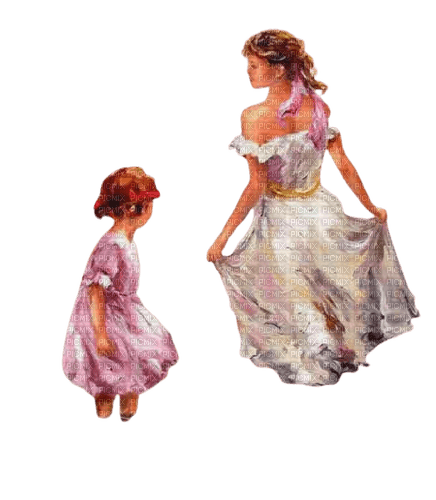loly33 mère enfant été aquarelle - δωρεάν png