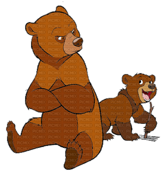 le frère des ours - Animovaný GIF zadarmo