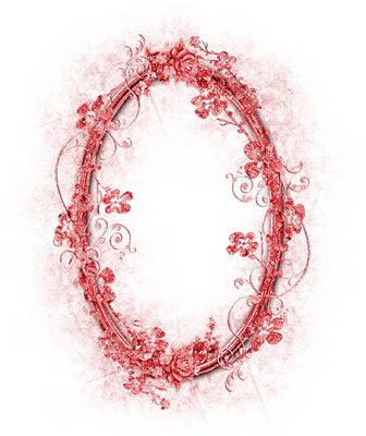 red oval frame - ilmainen png