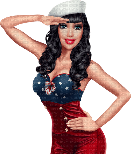 Woman Indepedence Day Usa - Bogusia - PNG gratuit