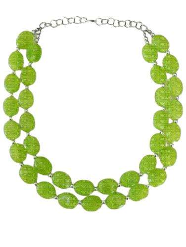 Lime Necklace - By StormGalaxy05 - png ฟรี