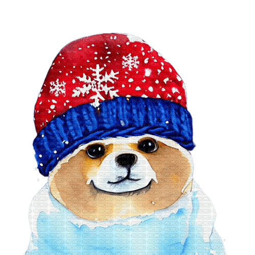 kikkapink watercolor cute animal winter - zdarma png