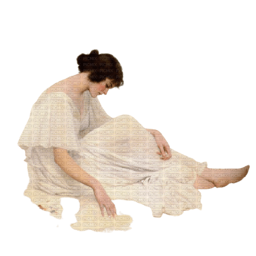 thoughtful lady 2 - png gratis