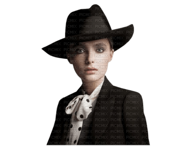 woman in hat bp - png grátis