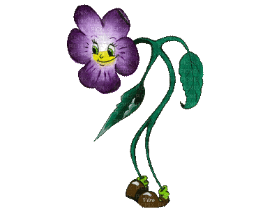 fleur mauve - Free animated GIF